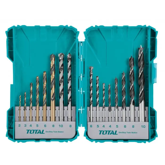 [TACSDL11606] JGO X16PCS BROCA PARA METAL, MADERA Y CONCRETO