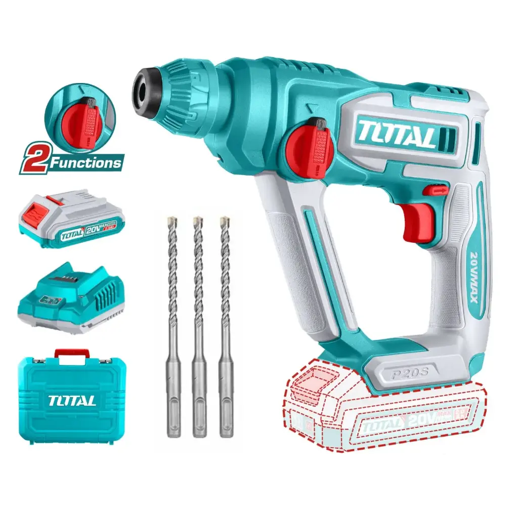[TRHLI202289] ROTOMARTILLOS PLUS 20V CON ACOPLE PARA BROCA EN MALETA