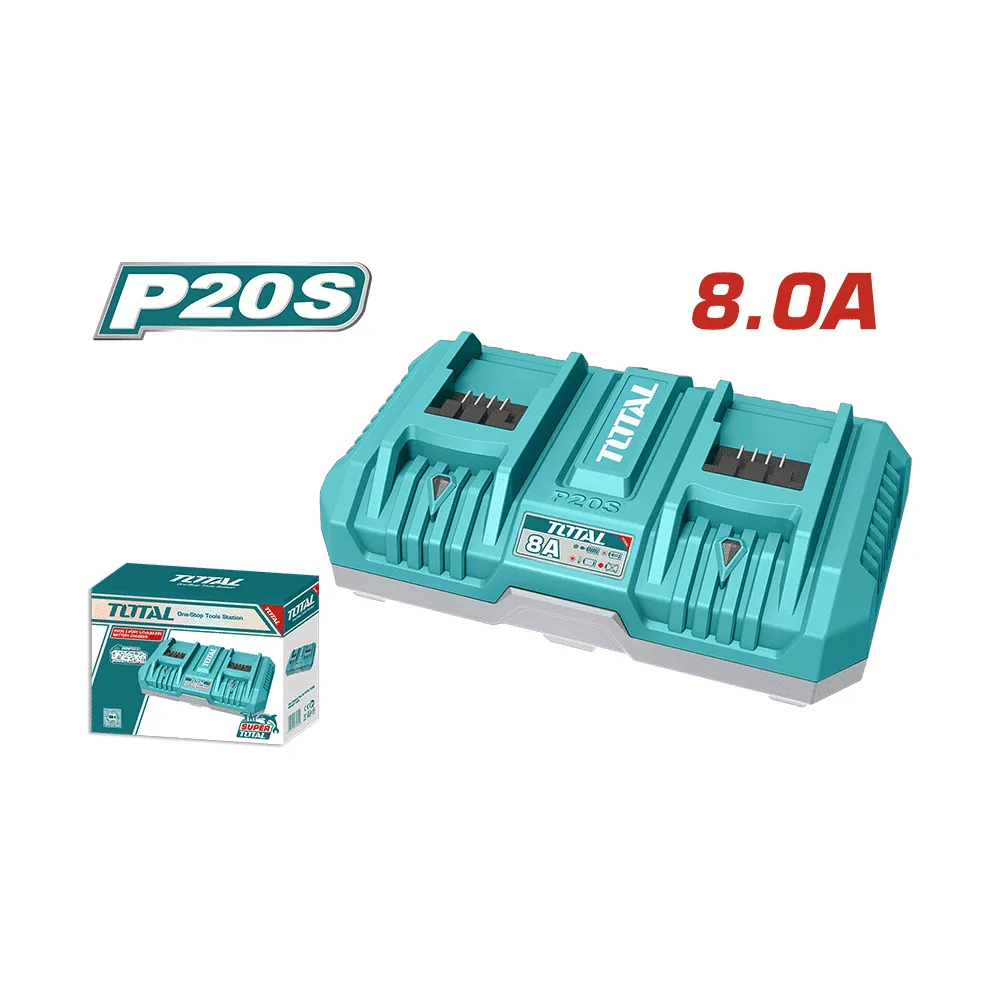 [TFCLI2082] CARGADOR CON DOBLE ENTRADA 20V, 8A-TFCLI2082-TOTAL