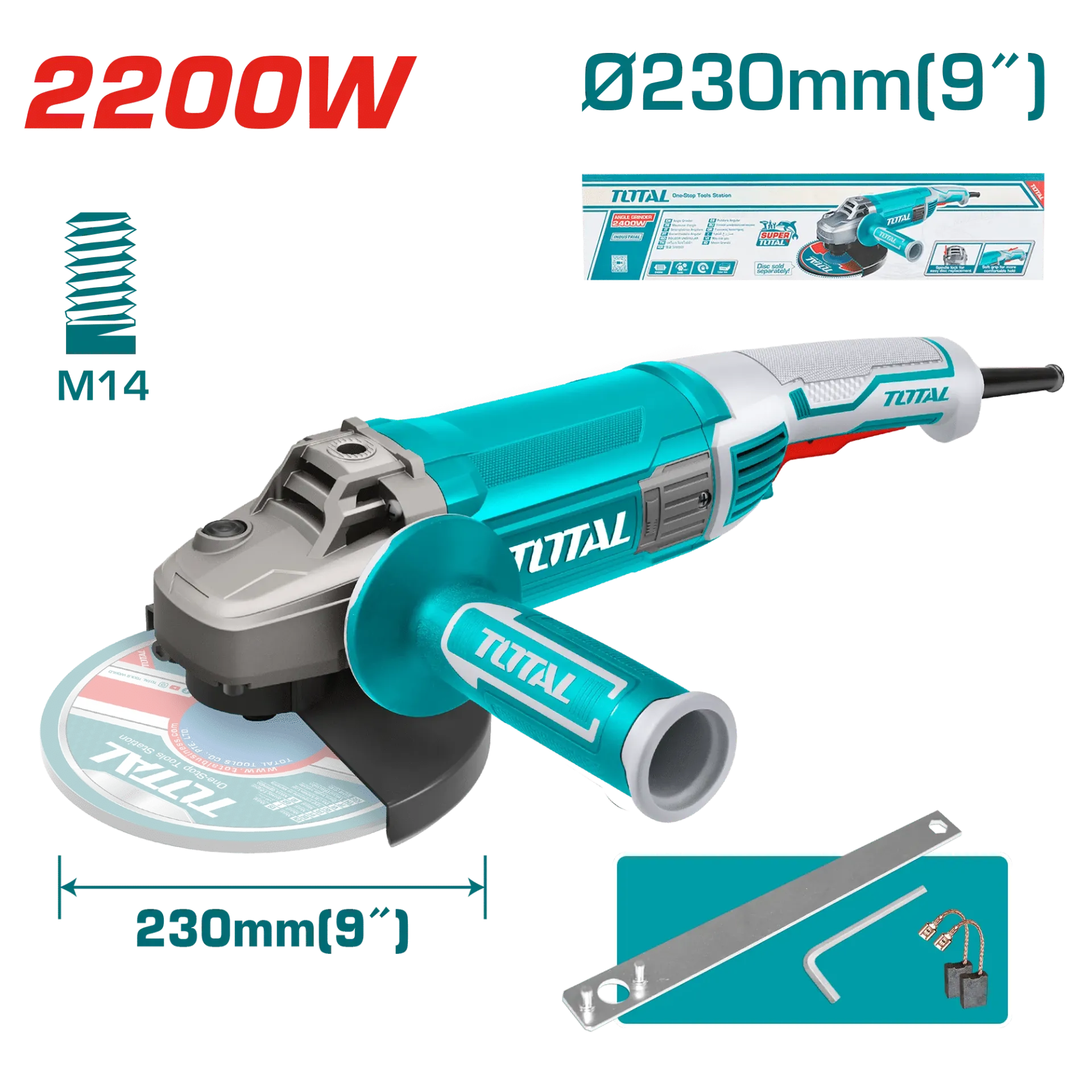 AMOLADORA 9"2200W-TG12223026-TOTAL