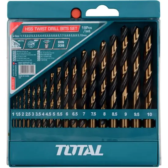 [TAKSDB9195] JGO X 19PCS BROCA PARA METAL SUPER SELECT