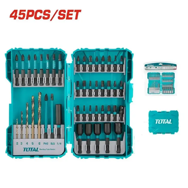 [TACSDL24502] JGO X 45PCS PUNTERAS DE IMPACTO INDUSTRIAL