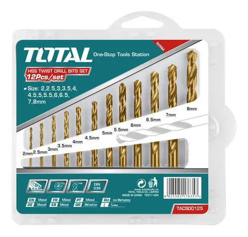 [TACSDL11206] JGO X12PCS BROCAS PARA METAL