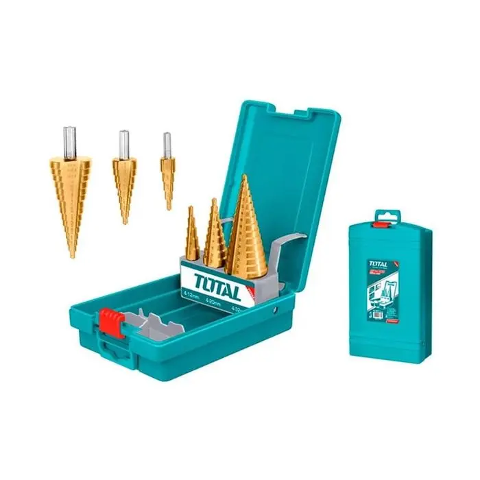 [TAC80401] JGO X 3 PCS BROCA ESCALONADA