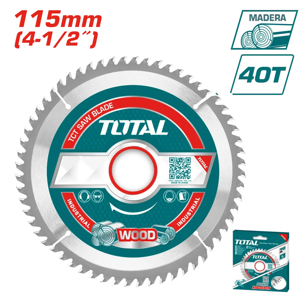 [TAC231255] DISCO MADERA 4 1/2" X 40T
