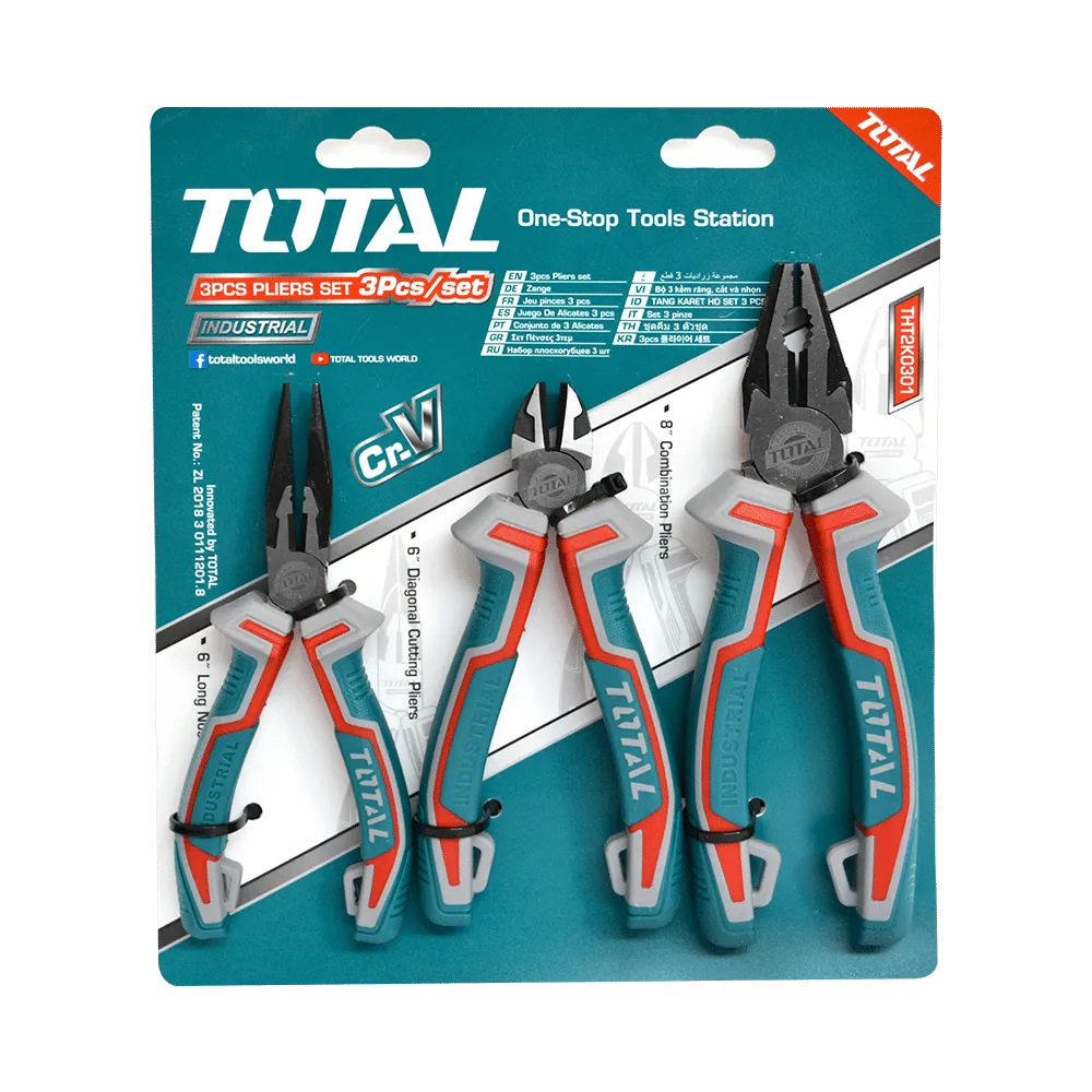 [THT2K0301] JGO X 3PCS ALICATES INTERMEDIO-THT2K0301-TOTAL