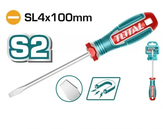 [TSDSL4100] DESARMADOR PLANO SL4X100MM