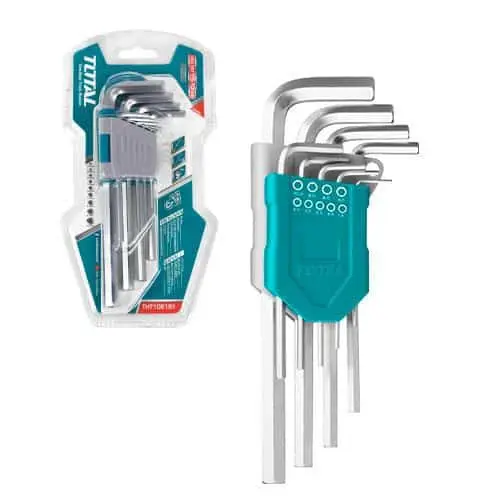 [THT106191] JGO X 9PCS LLAVE ALLEN HEXAGONAL
