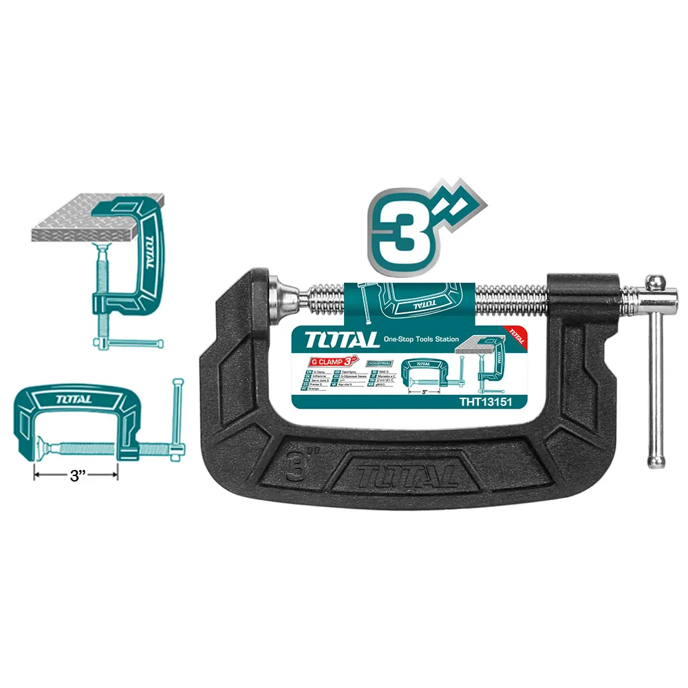 [THT13136] PRENSA C 75mm 3"-THT13136-TOTAL