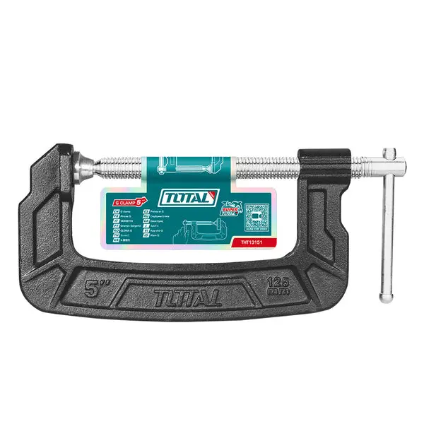 [THT13151] PRENSA TIPO C 125mm 5"-THT13151-TOTAL