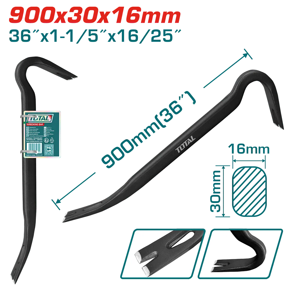BARRETA PATA DE CABRA 36"-THT431362-TOTAL