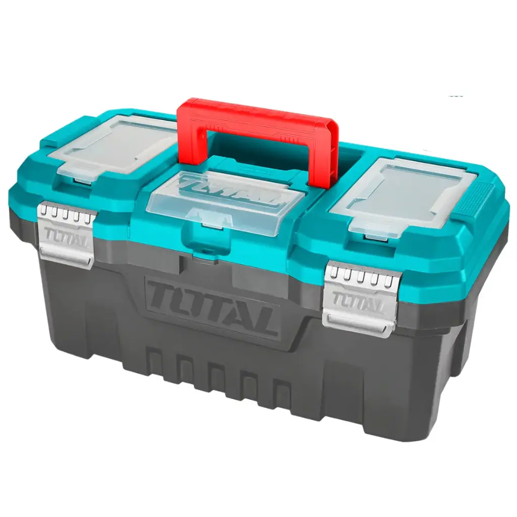 CAJA HERRAMIENTAS 20” CON SEGURO METÁLICO 508X296X261MM 20KG-TPBX0202-TOTAL