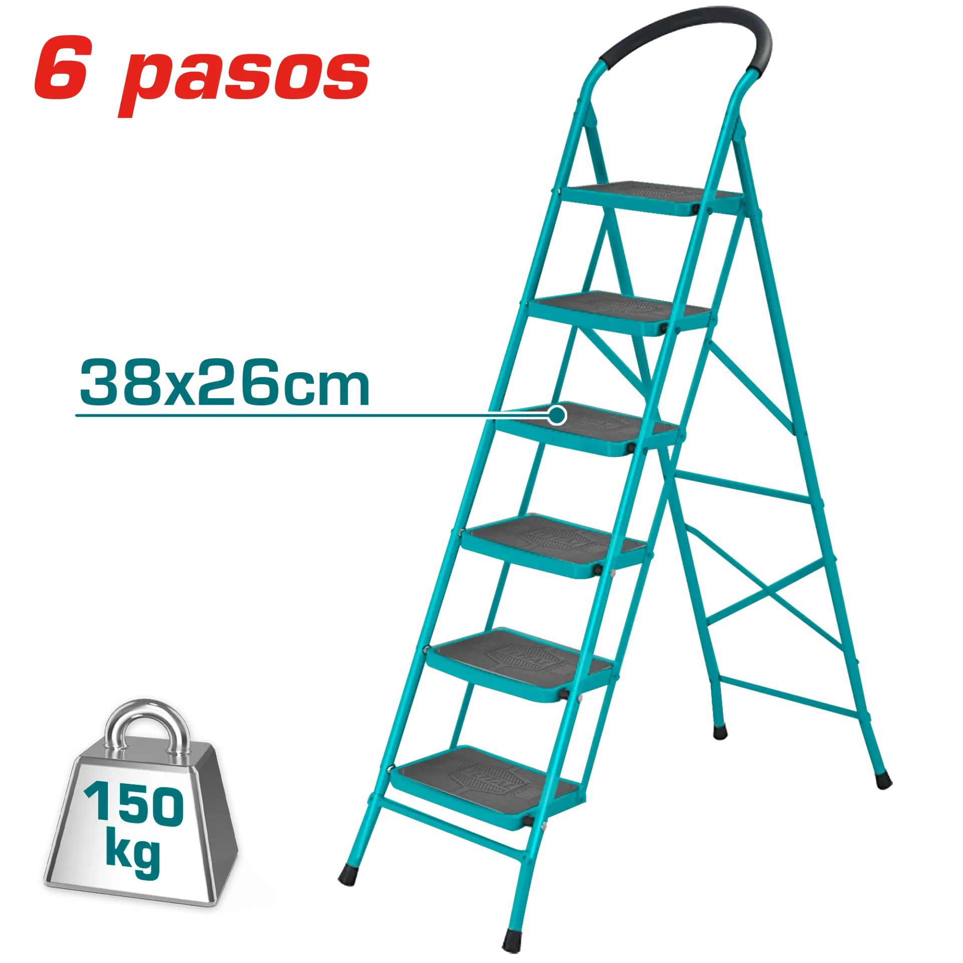 [THLAD09061] ESCALERA DE ACERO 6PASOS-THLAD09061-TOTAL