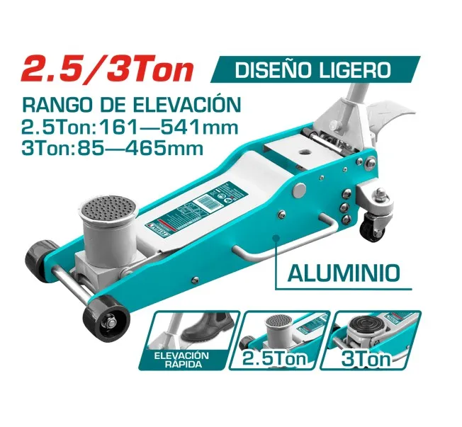 [THT108253] GATA LAGARTO ALUMINIO 2.5TN/3TN-THT108253-TOTAL