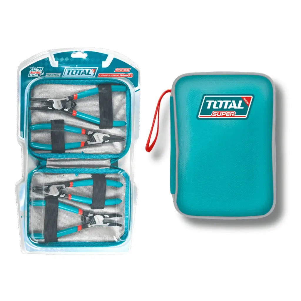 [THTJ214042] JUEGO DE ALICATE SACASEGURO 180mm 7 "EN MALETA-THTJ214042-TOTAL