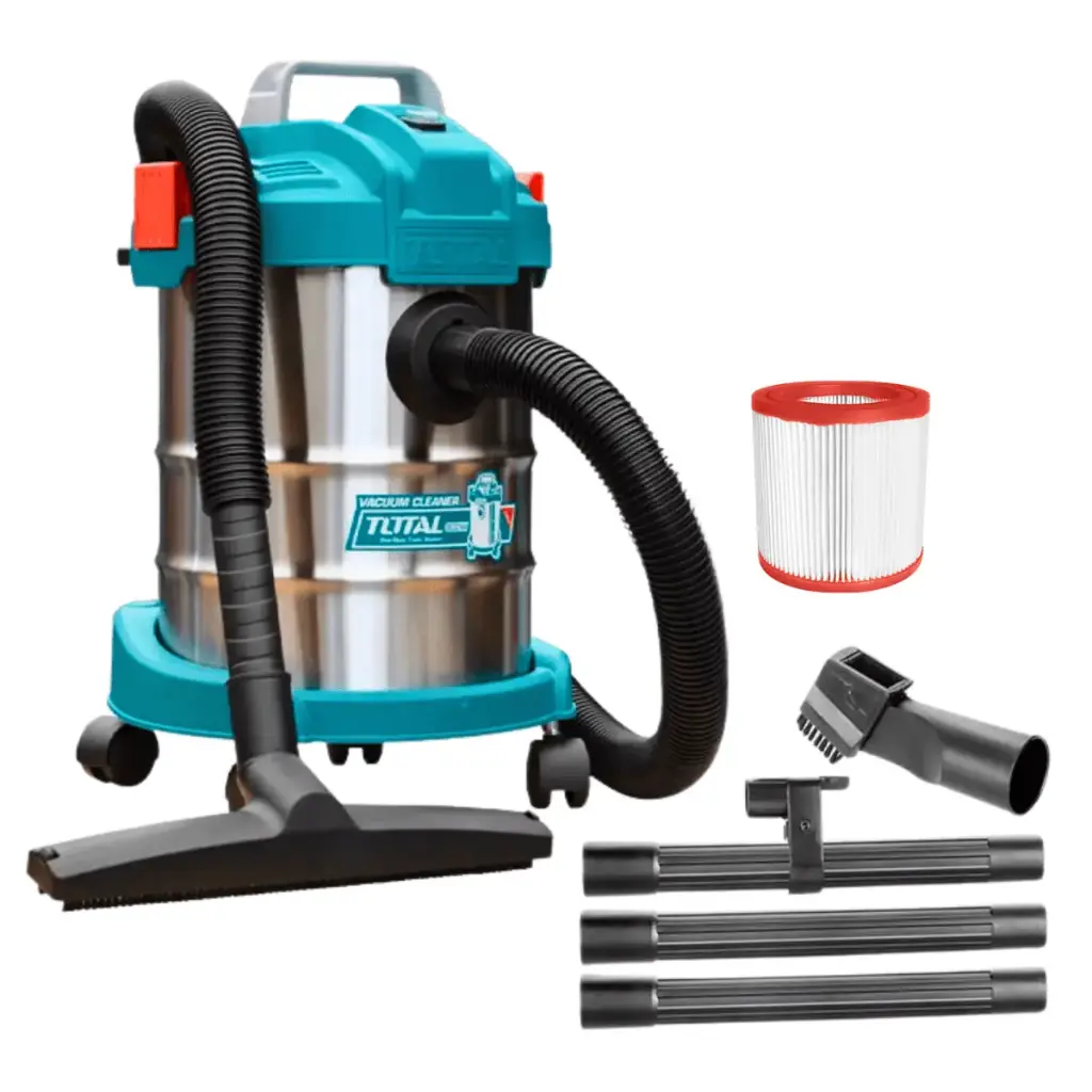 [TVC14122] ASPIRADORA ELÉCTRICA 800W 12L TANQUE DE METAL INDUSTRIAL TOTAL
