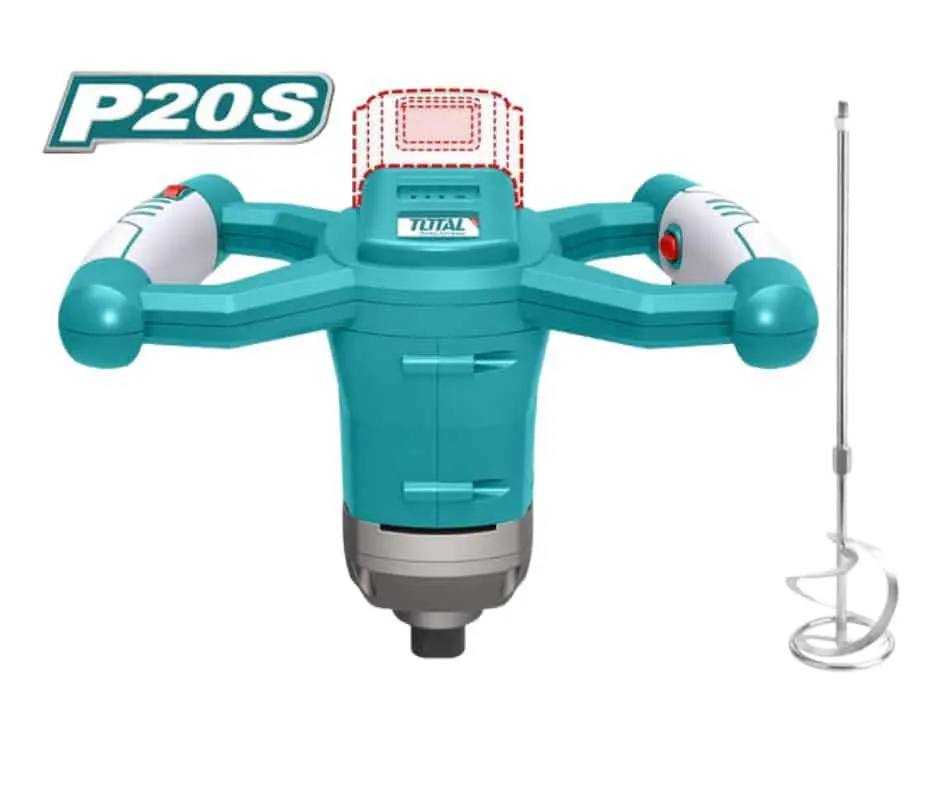[ TMXLI2001] MEZCLADORA DE CONCRETO Y PINTURA LI-ION 20V 650RPM M14 TOTAL