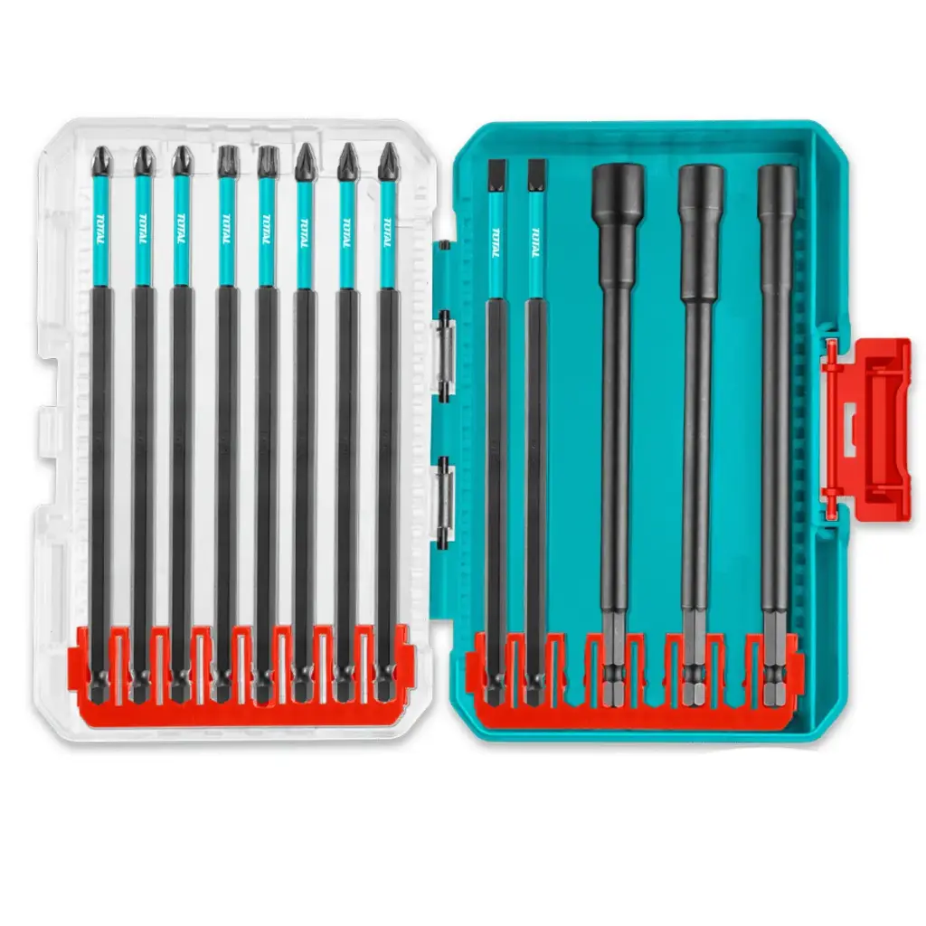 [TACSDL01306] SET DE PUNTAS PARA DESTORNILLADOR DE IMPACTO 13PCS INDUSTRIAL TOTAL