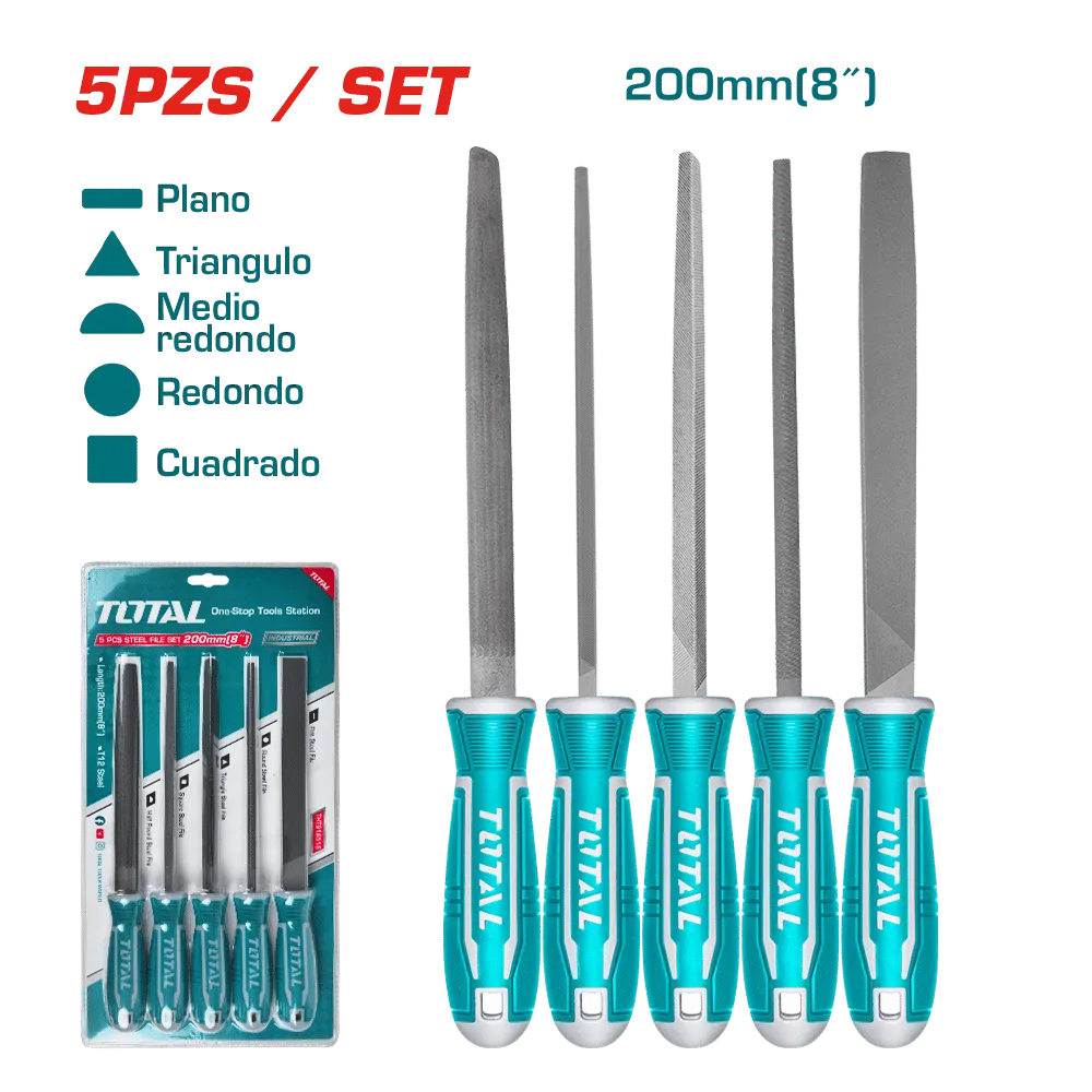 [THT918516] SET DE LIMAS 5PZS 200MM(8")-THT918516-TOTAL