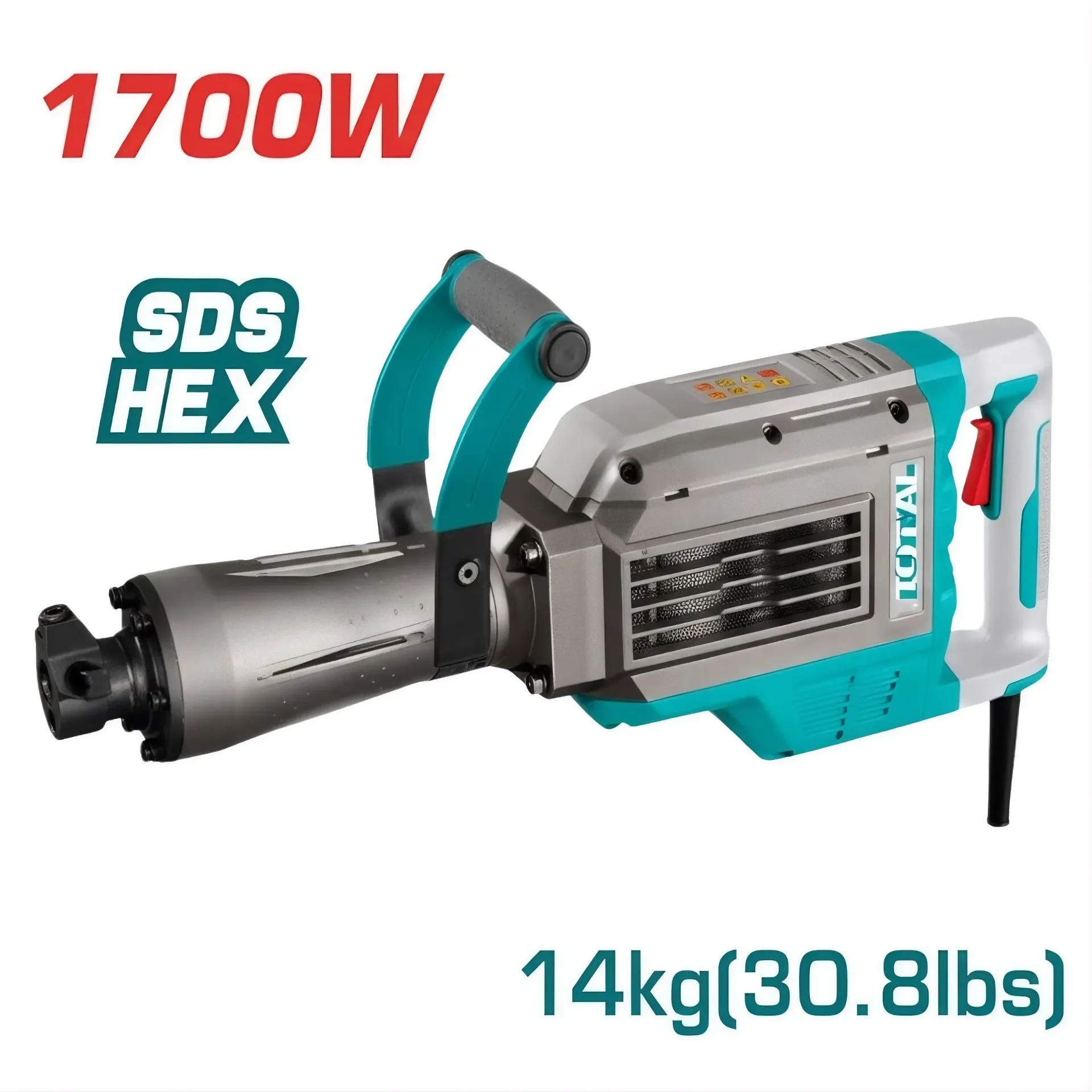 [TH217088] DEMOLEDOR SDS HEX 1700W 2000BPM 60J 14KG +ACC MALETIN INDUSTRIAL-TH217088-TOTAL