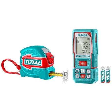 [TOS250902] COMBO 2 EN 1  CINTA 5MX32MM+MEDIDOR LASER 100M+ACC INDUSTRIAL-TOS250902-TOTAL