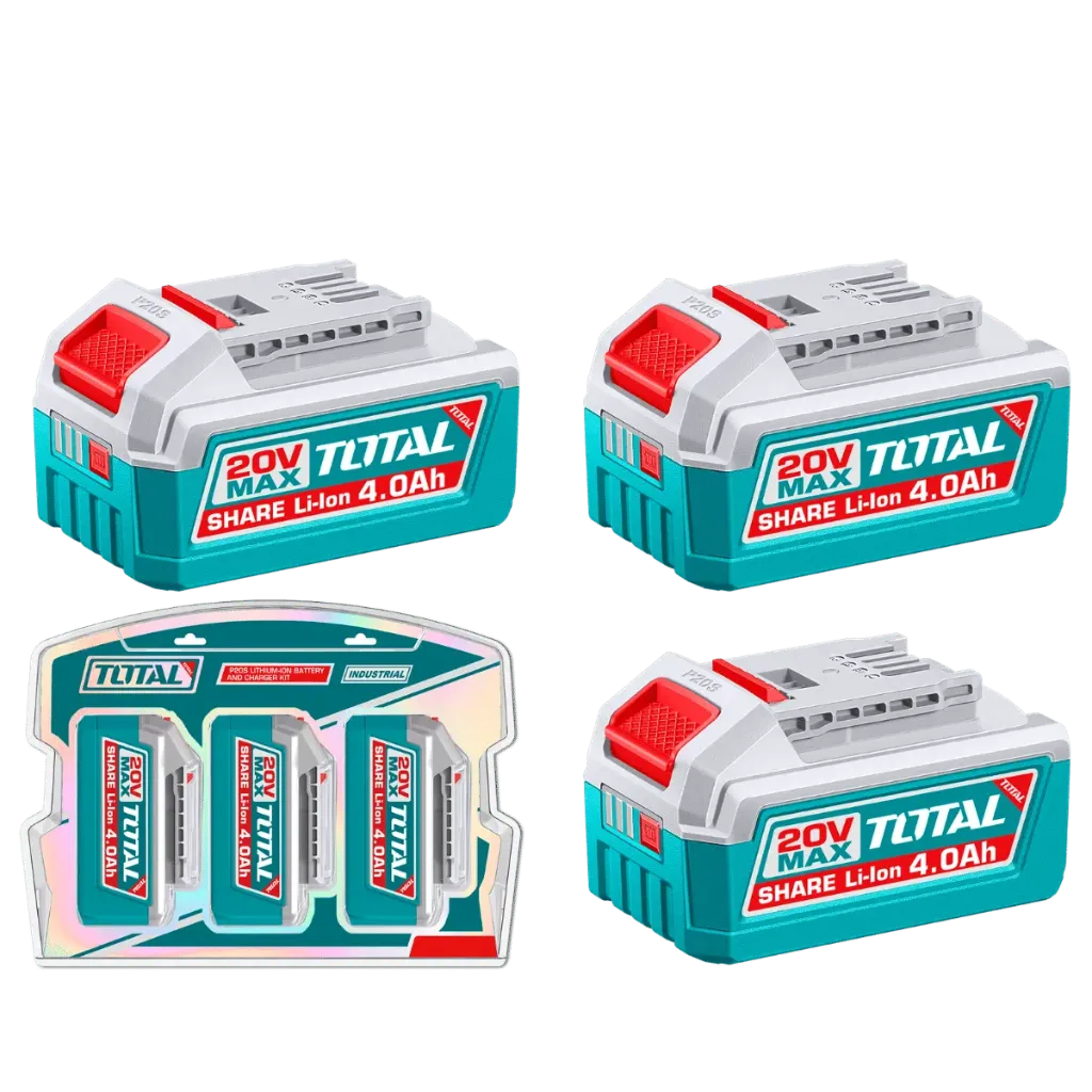 [TOSLI251296] PACK DE 3 BATERIA 4AMP 20V-TOSLI251296-TOTAL