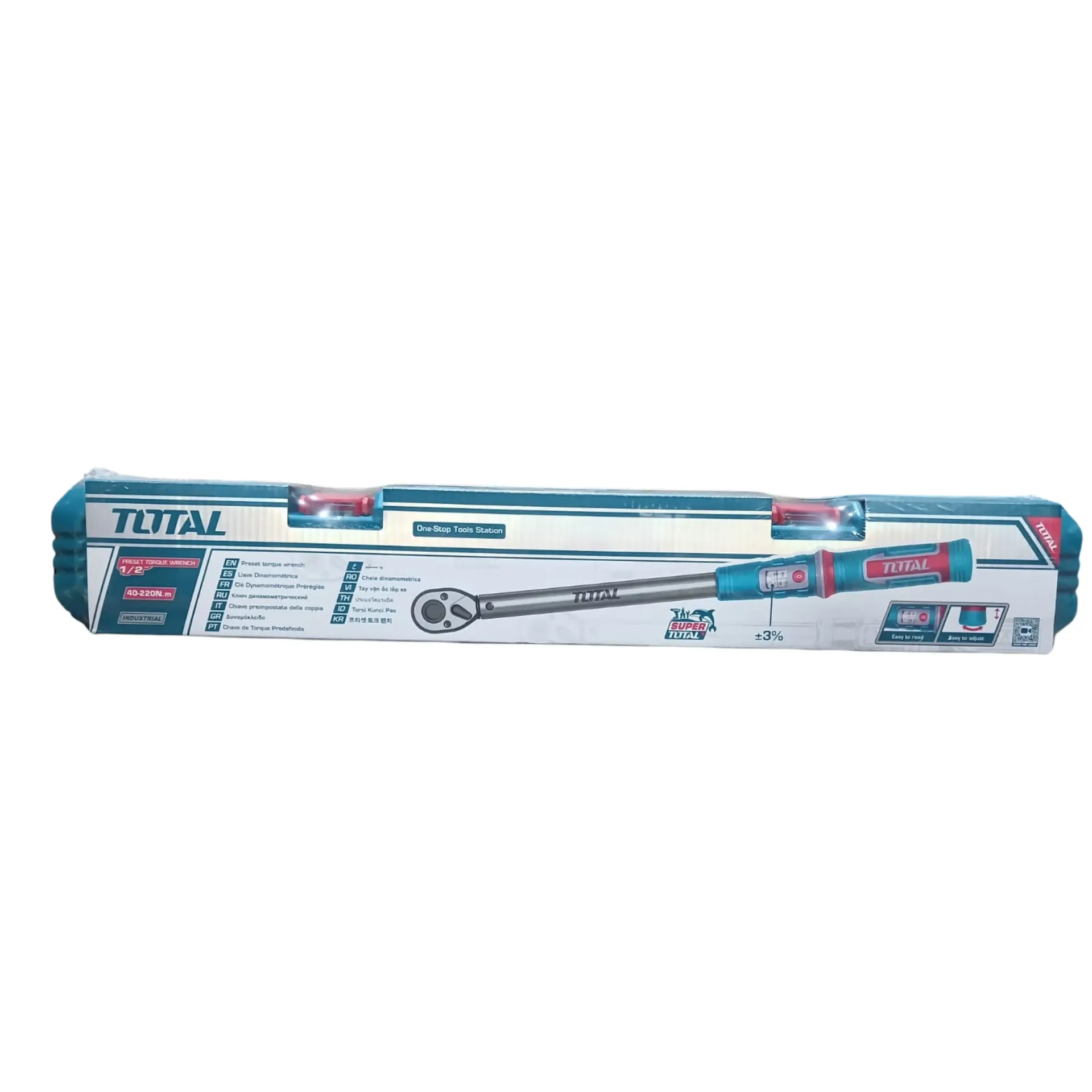 TORQUÍMETRO 40-220N.m 1/2"-THPTW1220N6-TOTAL