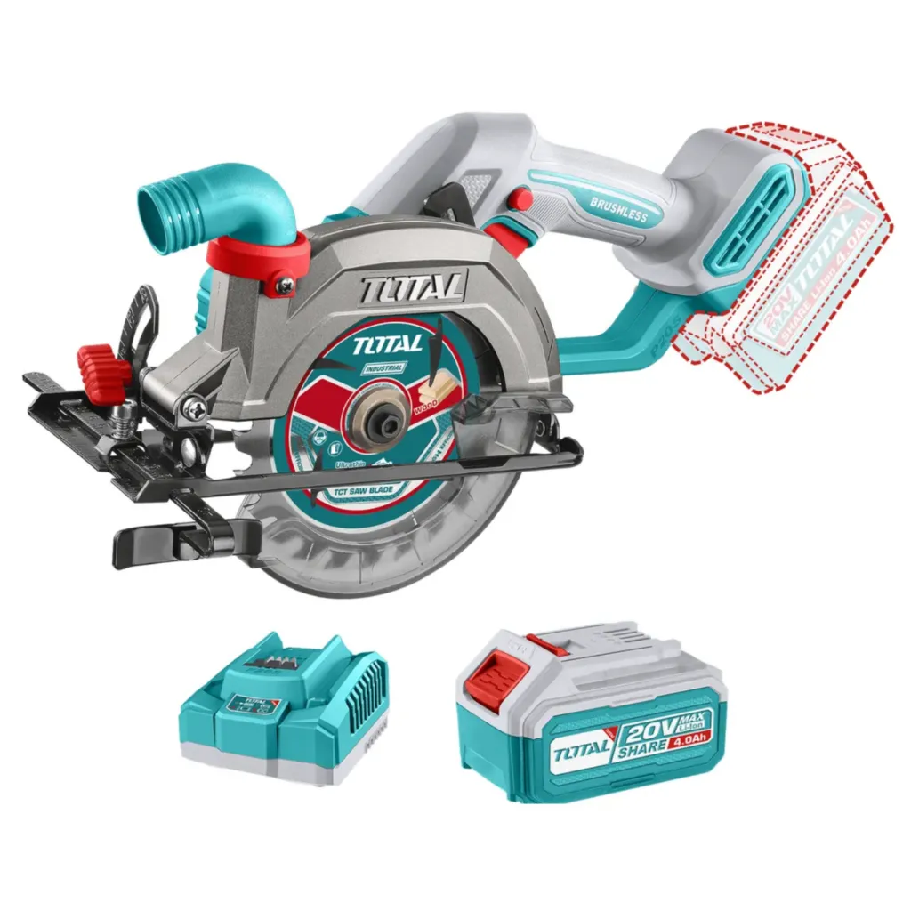 [TSLI14023] SIERRA CIRCULAR 20V 5-1/2" 6300RPM 140MM BRUSHLESS 1X4.0AH INDUSTRIAL-TSLI14023-TOTAL