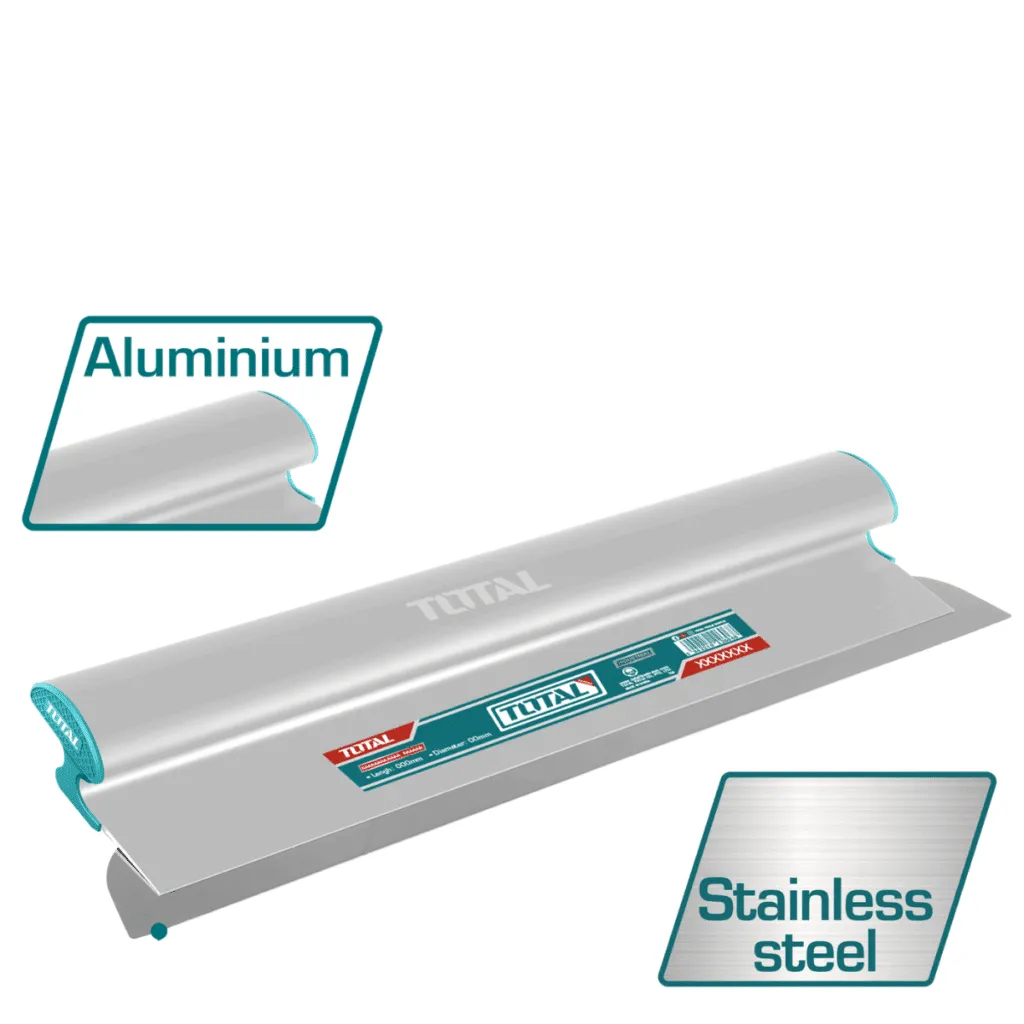 [THSCL02401] ESPATULA DE EMPASTADO DRYWALL 60CM TH:0.5MM ACERO INOX INDUSTRIAL -THSCL02401-TOTAL